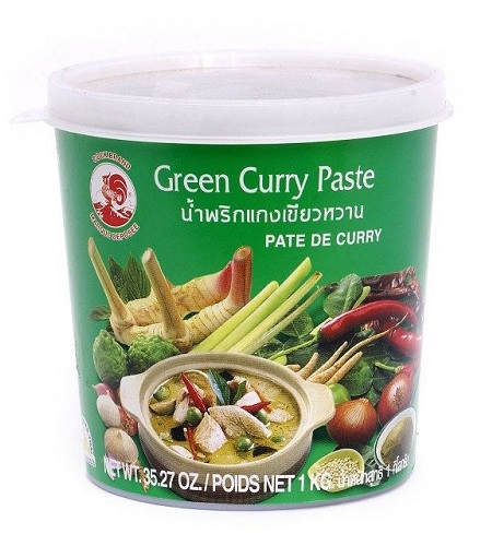 Green curry paste - Cock Brand 1 Kg.